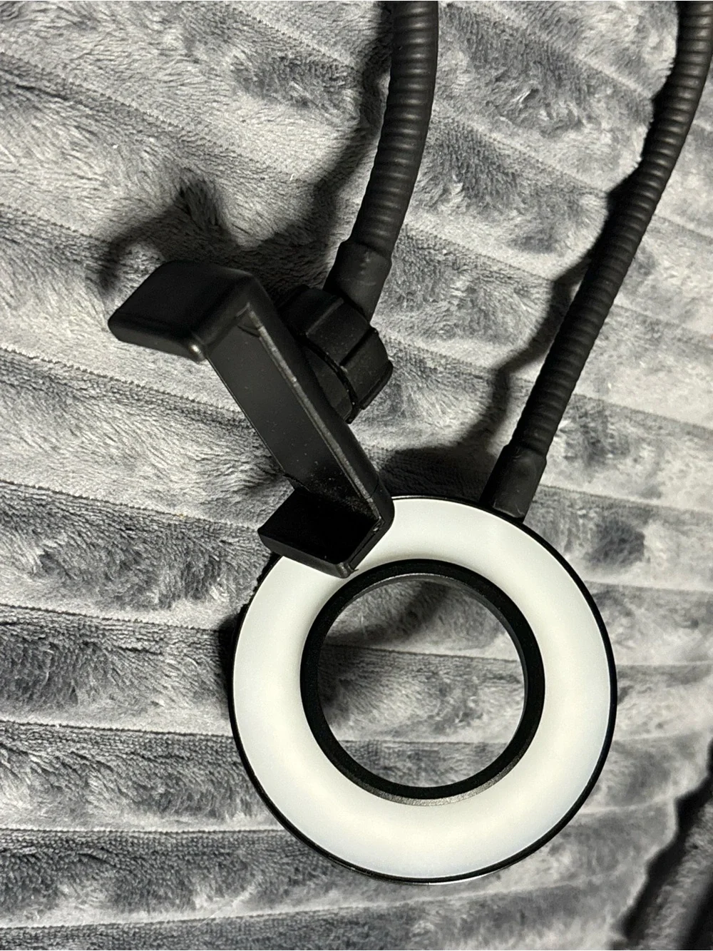 Source Unknown Black Dual-Arm Selfie Ring Light with Phone Holder